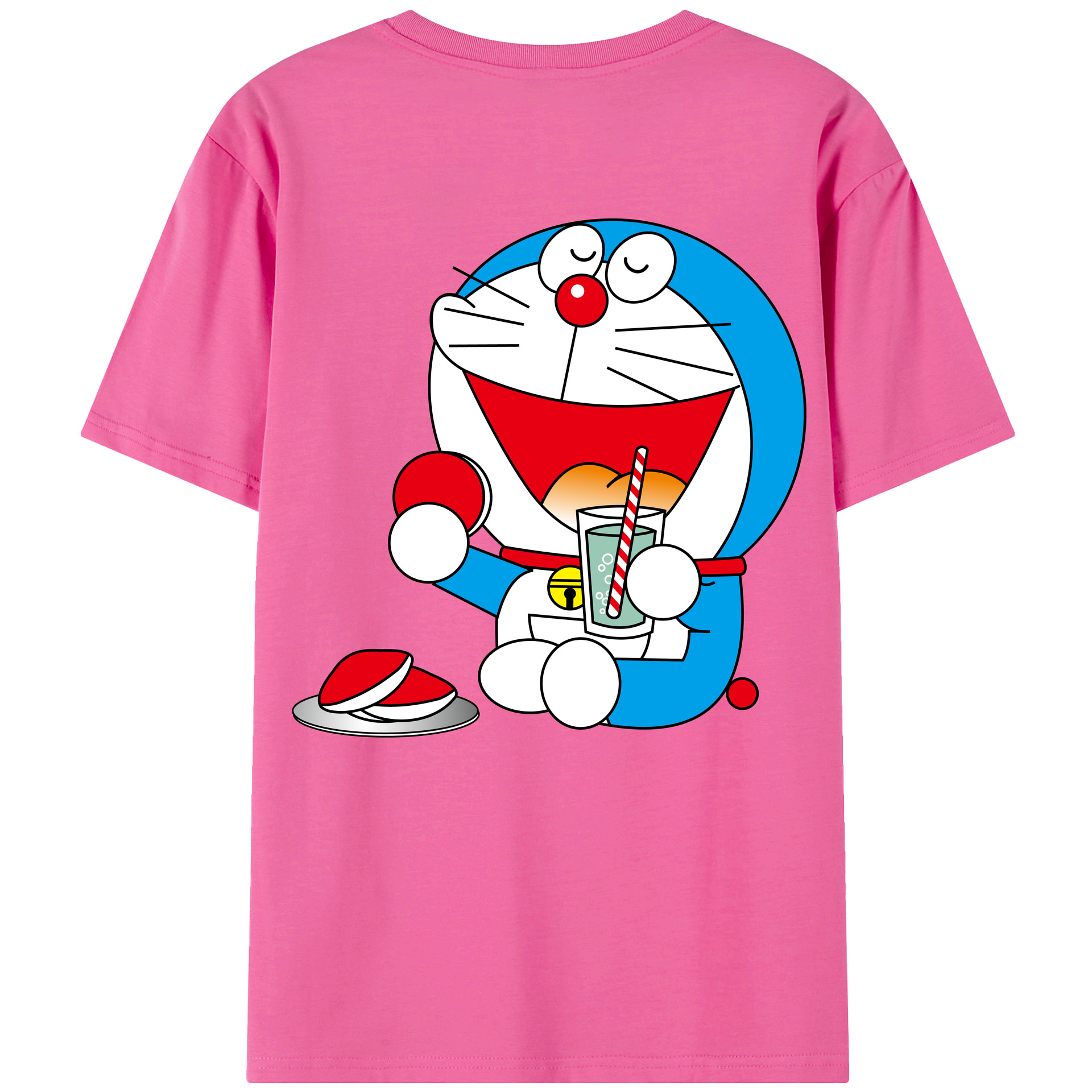 （画像用） ドラえもん Doraemon レディース半袖Tシャツ(バックプリント)